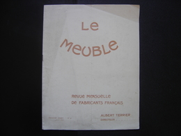 1923 LE MEUBLE 4 Terrier BOIS ART DECO Le Siege A Travers Les Ages SALON Pub - Other Plans