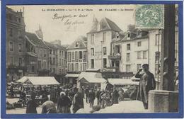 CPA Calvados 14 Falaise Circulé Marché - Falaise