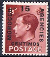 MAROCCO AGENZIA, MOROCCO AGENCIES, RE EDOARDO VIII, 1936, FRANCOBOLLO NUOVO (MLH*) YT 68    Scott 80 - Postämter In Marokko/Tanger (...-1958)