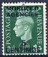 MAROCCO AGENZIA, MOROCCO AGENCIES, RE GIORGIO VI, 1937, FRANCOBOLLO NUOVO (MLH*) YT 71    Scott 83 - Morocco Agencies / Tangier (...-1958)