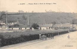 71-CLUNY-FILATURE BRETIN ET ECOLE DE DRESSAGE J. RIEU - Cluny