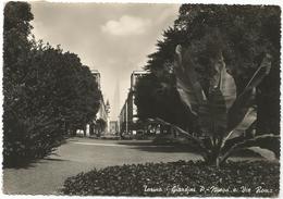 X4239 Torino - Giardino Di Piazza Carlo Felice E Via Roma / Viaggiata 1950 - Trasporti