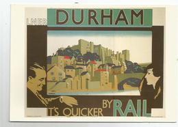 Angleterre - Durham Liner By Rail It's Quicker Artist Frank Newbould Cpm - Sonstige & Ohne Zuordnung