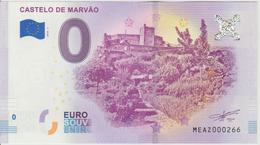 Billet Touristique 0 Euro Souvenir Portugal Castelo De Marvao 2018-1 N°MEAZ000266 - Pruebas Privadas
