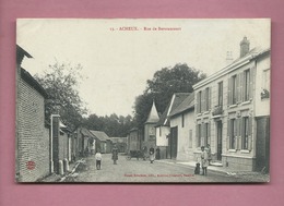 CPA - Acheux  - Rue De Bertrancourt - Acheux En Amienois