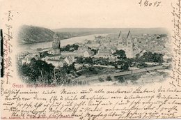 ALLEMAGNE GRUSS AUS ANDERLACH CARTE PRECURSEUR 1897 - Andernach