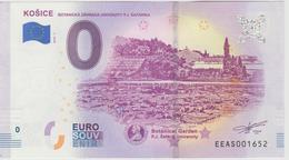 Billet Touristique 0 Euro Souvenir Slovaquie Kosice 2018-1 N°EEAS001652 - Essais Privés / Non-officiels