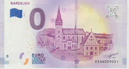 Billet Touristique 0 Euro Souvenir Slovaquie Bardejov 2018-1 N°EEAN009051 - Essais Privés / Non-officiels