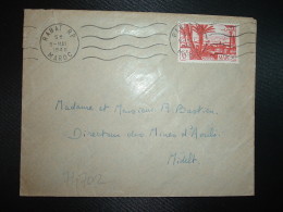 LETTRE TP 6F OBL.MEC.5 MAI 1948 RABAT RP MAROC - Covers & Documents