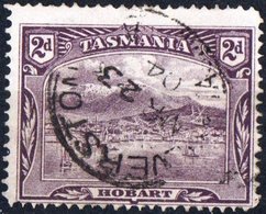 TASMANIA, COLONIA BRITANNICA, BRITISH COLONY, PAESAGGI, LANDSCAPES, 1899, FRANCOBOLLI USATI, YT 61,    Scott 88 - Used Stamps