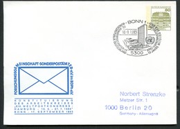 Bund PU117 D2/045 WELTPOSTKONGRESS HAMBURG Sost. Bonn 1983 - Enveloppes Privées - Oblitérées