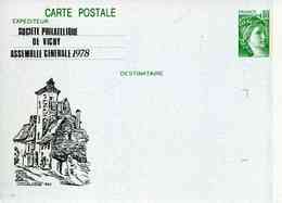 Entier Postal De 1978 Sur CP Avec Timbre "0,80 Sabine De Gandon" Et Repiquage Commémoratif - Bijgewerkte Postkaarten  (voor 1995)