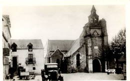 22 SAINT-NICOLAS-DU-PÉLEM - L'Église (XVIè Siècle) - CPSM - Petit Camion - Saint-Nicolas-du-Pélem
