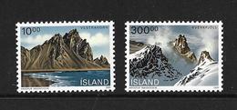 ISLANDE 1991 PAYSAGES COTIERS  YVERT N°693/94  NEUF MNH** - Neufs