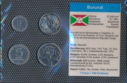 Burundi Stgl./unzirkuliert Kursmünzen Stgl./unzirkuliert 1980-2011 1 Franc Bis 50 Franc (9030304 - Burundi