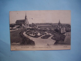 Delcampe - BON SECOURS  -  76  -  L'Eglise Et Le Monument De Jeanne D'Arc  -  Seine Maritime - Bonsecours