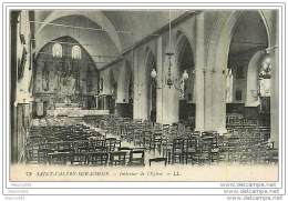 80 SAINT VALERY SUR SOMME - Intérieur Eglise   Saint Martin - Saint Valery Sur Somme