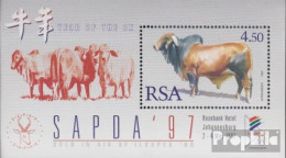 Südafrika Block54 (kompl.Ausg.) Postfrisch 1997 SAPDA 97 - Nuevos