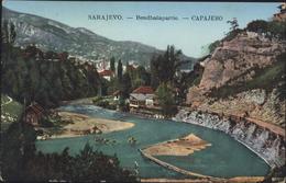 CPA Bosnie Herzégovine Sarajevo Bendbasapartie Capajebo YT 123 Brun Charles 1er CAD K U K Milit Post Sarajevo 22 VI 18 - Bosnia And Herzegovina