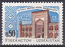 Usbekistan Uzbekistan 1992 Religionen Islam Moscheen Mosque Bauwerke Gebäude Buildings Allakuli-Khan-Medrese, Mi. 4 ** - Oezbekistan