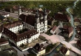 1 Cpsm Ebersmunster - église Abbatiale Et Couvent - Vue Aérienne - Ebersmunster