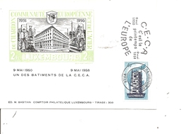 Luxembourg - CECA ( Carte Commémorative De 1958 à Voir) - Commemoration Cards