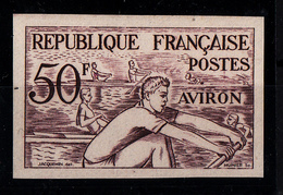 FRANCE - N° 964 - AVIRON - J.O. D' 'HELSINKI 1952 - ESSAI DE COULEUR - LUXE. - Aviron