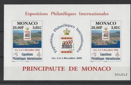 MONACO. YT  Bloc 85 Neuf **   Monaco 2000. Exposition Philatélique Internationale  2000 - Blokken