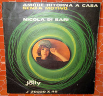 NICOLA DI BARI AMORE RITORNA A CASA COVER NO VINYL 45 GIRI - 7" - Accessories & Sleeves