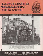 Catalogue MAX GRAY 1965 Second Quarter Customer Bulletin Service KTM HO & O - Anglais