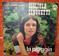 GIGLIOLA CINQUETTI LA PIOGGIA COVER NO VINYL 45 GIRI - 7" - Accessories & Sleeves