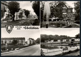 B7183 - Ebeleben Gruß Aus - Freibad Müntzer Siedlung Markt - Konsum Fotocolor Magdeburg - Sondershausen