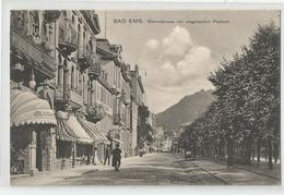 Allemagne Germany - Bad Ems Romerstrasse Mit Umgehautem Postant Ed Louis Glaser De Leipzig - Bad Ems