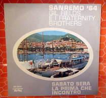 GIL FIELDS E I FRATERNITY BROTHERS SABATO SERA COVER NO VINYL 45 GIRI - 7" - Accessories & Sleeves