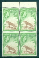 Nyasaland 1953 QEII Pictorials, Booklet Pane, Leopard MUH - Nyassaland (1907-1953)