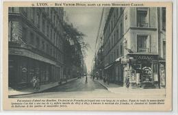 Lyon 2 - Rue Victor Hugo Tabac Dans Le Fond Monument Carnot Ed Goutagny - Lyon 2