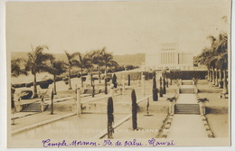 Real Photo Mormon Temple Oahu Island Hawaii - Oahu