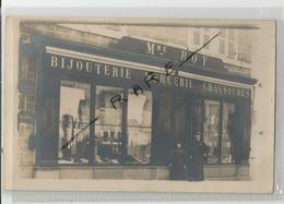 Paris 18 - Bijouterie Mercerie Chaussures Maison Roy 54 Rue Custine Montmartre Carte Photo - Distretto: 18