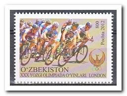 Oezbekistan 2012, Postfris MNH, XXX Yozgi Olimpiada London, Bicycle - Oezbekistan