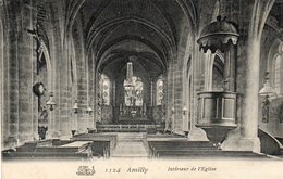 CPA - AMILLY (45) - Aspect De L'intérieur De L'Eglise Au Début Du Siècle - Amilly