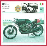 Benelli 500 Grand Prix Jarno Saariden, Moto De Course, Italie, 1973, Une Belle Carrière Avortée - Deportes