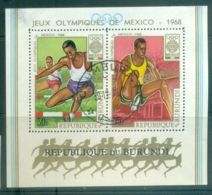 Burundi 1968 Summer Olympics, Mexico MS CTO - Otros & Sin Clasificación