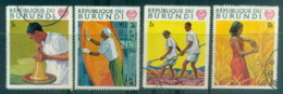 Burundi 1969 ILO 50th Anniv (faults) CTO - Altri & Non Classificati