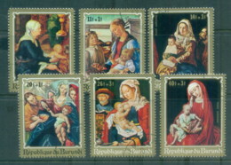 Burundi 1970 Xmas Paintings CTO - Altri & Non Classificati