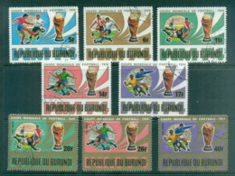 Burundi 1974 World Cup Soccer Munich (faults) CTO - Autres & Non Classés