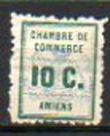 FRANCE - 1909 - TIMBRES DE GREVE - Chambre De Commerce D'Amiens - Autres & Non Classés