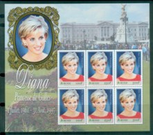 Burundi 1998 Princess Diana In Memoriam MS MUH Lot81998 - Otros & Sin Clasificación