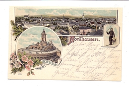 0-5500 NORDHAUSEN, Lithograhie 1902, Panorama, Roland-Denkmal, Kaiser-Wilhelm-Denkmal - Nordhausen