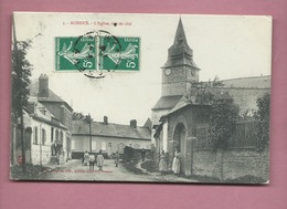 CPA -   Acheux - L'église , Vue De Côté - Acheux En Amienois