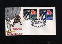 Samoa And Sisifo 1969 Moon Astronauts Interesting Cover - Ozeanien